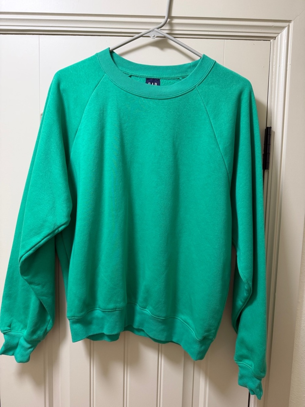 GAP Crewneck Sweatshirt in Bright Teal